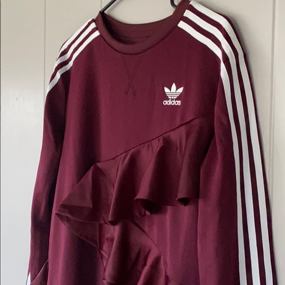 adidas Dresses | Adidas X J Koo Maroon Dress Ft9889 | Poshmark